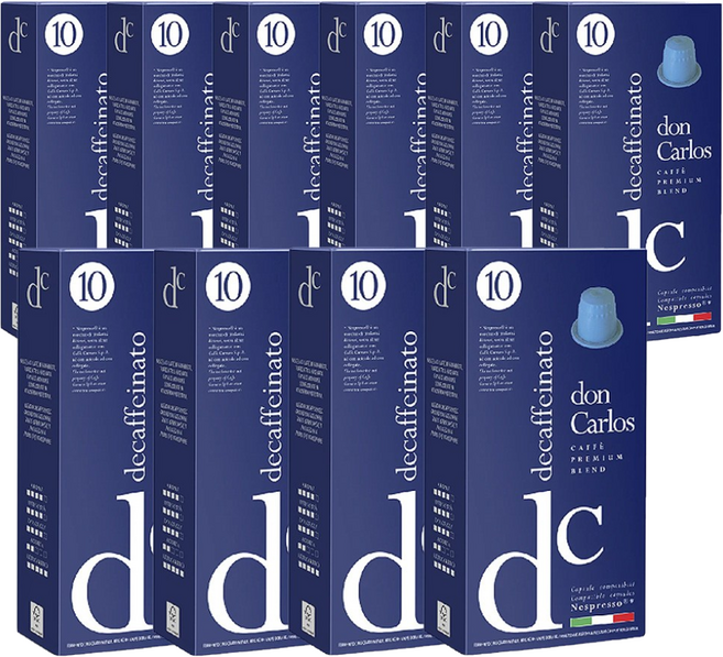돈 카를로스 디카페인 네스프레소 호환 캡슐커피, 5.2g, 10개, 10개입