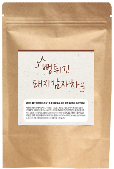 에코스킨 뻥튀긴 돼지감자, 1개, 100g, 1개, 100