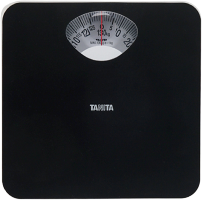 일본 타니타 아날로그 체중계, HA-801, 블랙