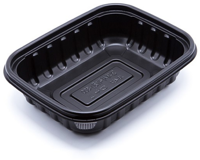 PP용기 밀폐용기 JB-437(소) 800ml 사각밀폐 몸통+뚜껑 세트 300개