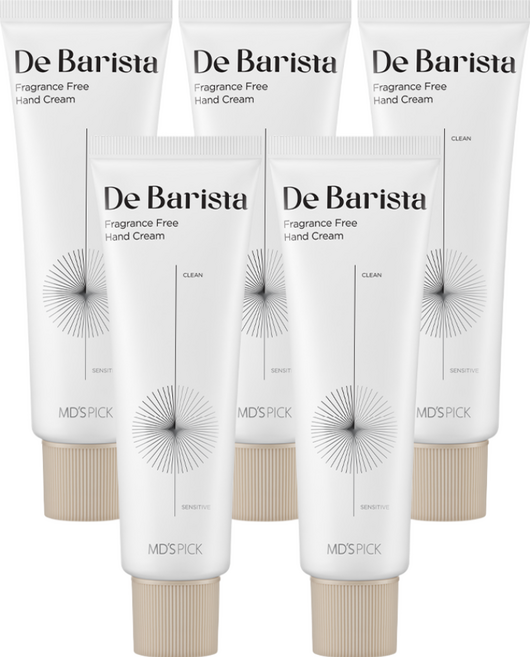 엠디스픽 바리스타 핸드크림 무향, 50g, 5개