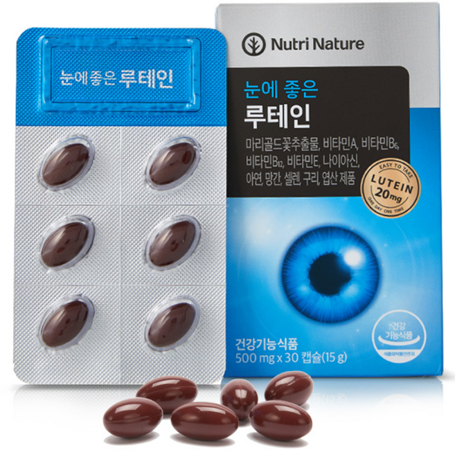 [본사직영] 뉴트리네이처 눈에 좋은 루테인, 1개, 30정