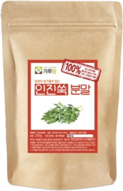 가루랑 100% 국산 인진쑥분말 선식 1kg, 1개