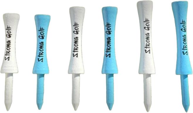 스트롱골프티 명품 골프티 나무티 드라이버티 명품나무티 장타대회티 대나무티, 50개, 화이트