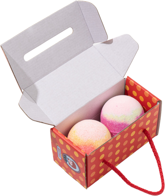 배씨 배쓰밤 스윗듀오 2구 선물세트 거품 입욕제, 1개, 280g