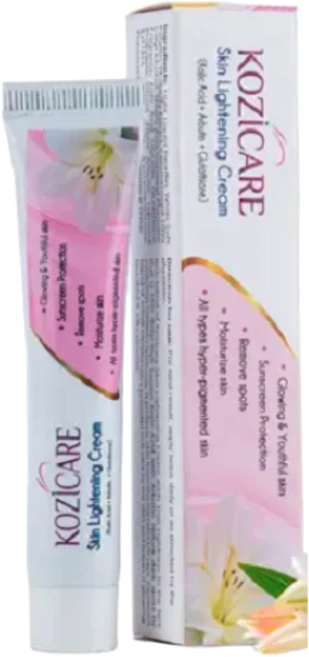 Kozicare Skin Lightening Cream with Kojic Acid Arbutin Glutathione | All Types Skin, 3개, 15g - 쿠팡