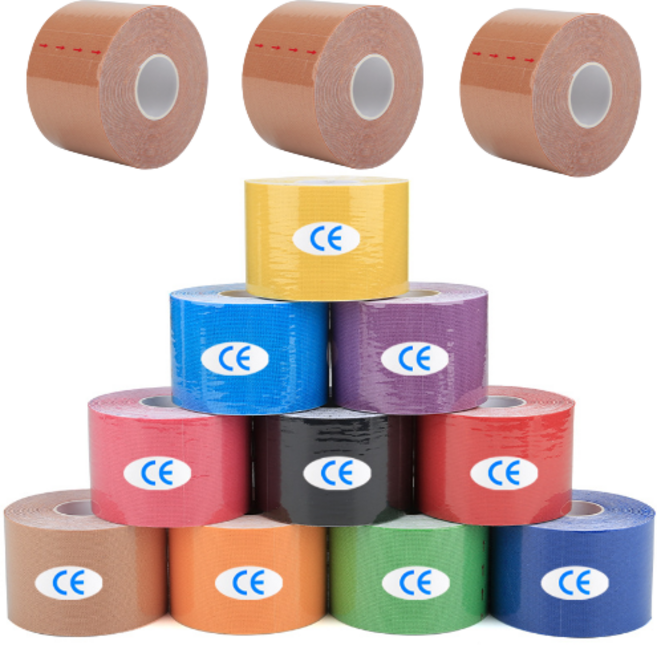 스티아즈 스포츠 테이프 근육 운동 테이핑 5cm*5m 베이지, 1개입, 6개