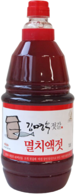김명수젓갈 명인 김장 필수 3년 숙성 프리미엄 멸치액젓, 1.8L, 1개