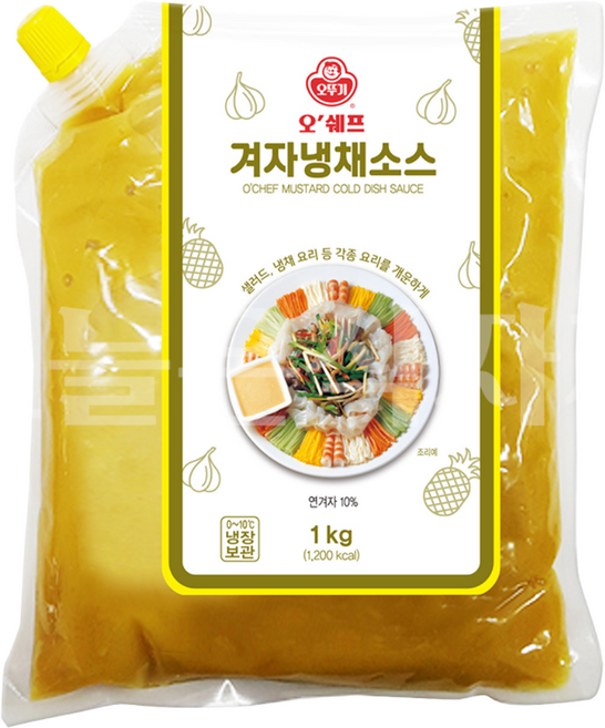 오뚜기 겨자냉채소스, 1kg, 1개