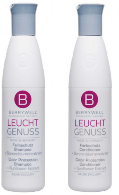BERRYWELL 컬러 프로텍션 헤어 샴푸 251ml + 컨디셔너 251ml, 1세트