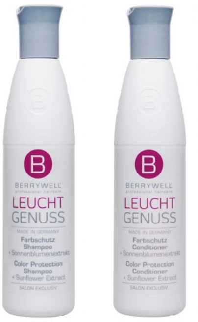 BERRYWELL 컬러 프로텍션 헤어 샴푸 251ml + 컨디셔너 251ml, 1세트 - 쿠팡
