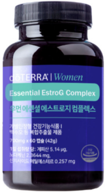 도테라 우먼 에센셜 에스트로지 컴플렉스( 백수오 등 복합 추출물 함유 갱년기 여성 건강에 도움 ), 1개, 60정