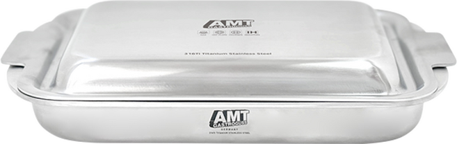 에이엠티 프로 316Ti 스텐 사각 컴바인 팬, 1개, 22cm