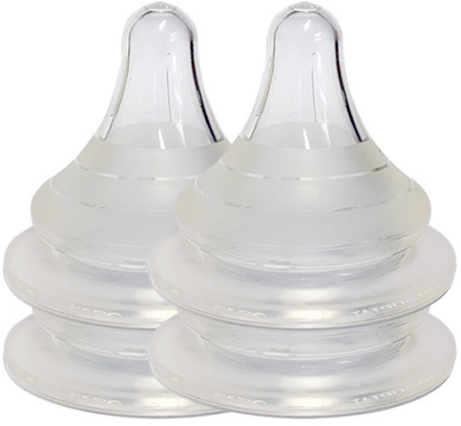 리틀밥독 국내 제조 프리미엄 젖꼭지 사이즈팩 4단계2P + 자동단계2P, 4단계(6개월이상), 1세트