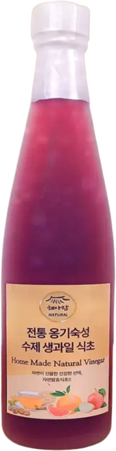해아람 자연발효 프리미엄 건강수제 아로니아식초, 1개, 500ml
