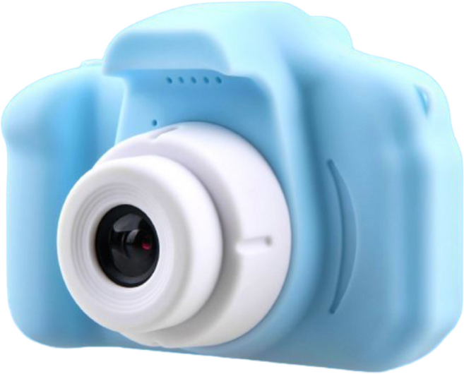 플러피팝 토이카메라 레트로 디토 디지털 키즈 카메라 (16G SD카드 증정), 1개, 파우더리블루(SD카드 포함)