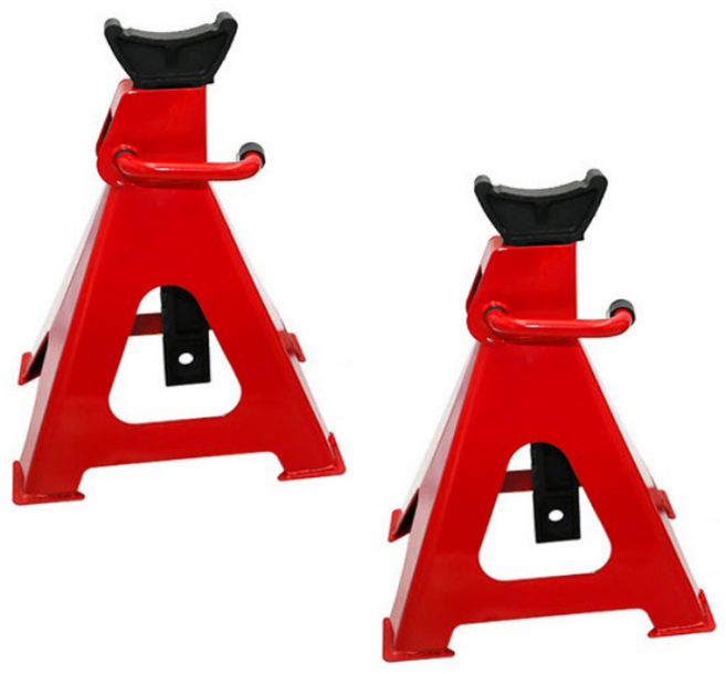 위브아마존 작키 3톤 받침대 말목 작기 자동차 자키 안전 받침 발목 2개 한셋트, 1세트