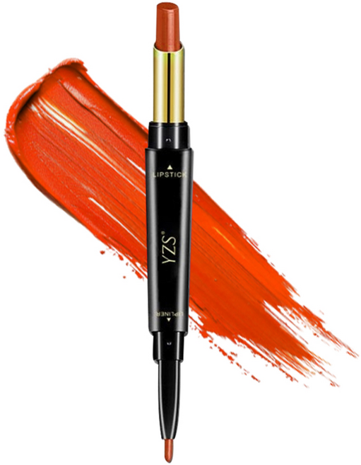 알제이 2in1 투헤드 립펜슬, 1개, 오렌지