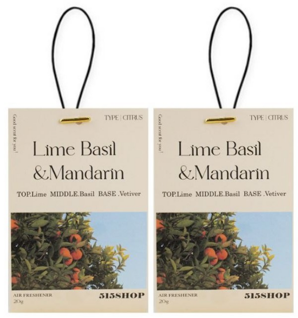 515샵 샤쉐 라임바질만다린, 17g, 2개