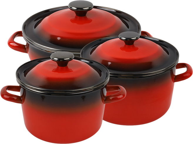 ELO 빨강법랑 리미티드 3종세트 / 깊은형20cm ＋ 깊은형24cm ＋ 전골24cm, 빨강 리미티드 깊은20+24+전24, 1개