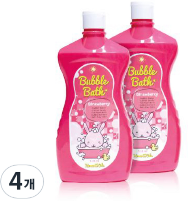 홈앤키즈 버블바스, 4개, 510ml