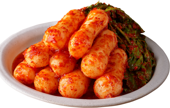 [무지개김치] 유명대기업납품 100%우리농산물 아삭시원 김장김치, 1개, 2kg, 프리미엄 총각김치