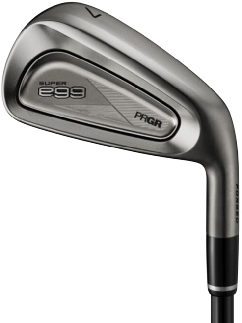 PRGR SUPER egg FORGED 아이언 남성용 7아이언 세트 (#6-GW) 7I, NS PRO 750 NEO R, 화이트