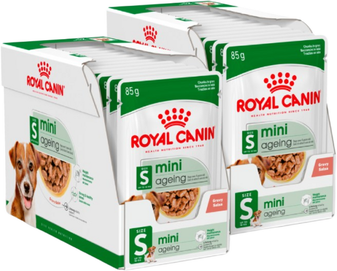 로얄캐닌 강아지 습식사료 미니 에이징 파우치 24p, 85g, 24개