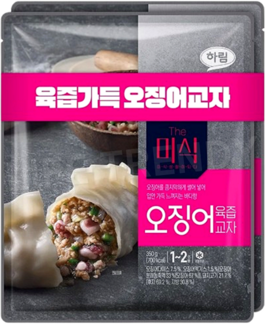 더미식 오징어 육즙교자, 2개, 350g