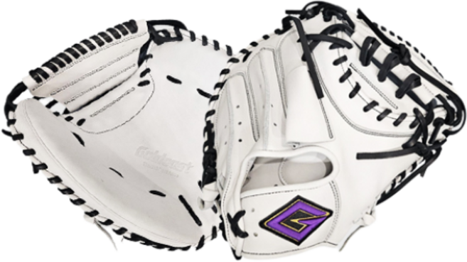 골드이스트 포수미트 야구글러브 33.5인치 SP 화이트 소가죽, 1개, 우투