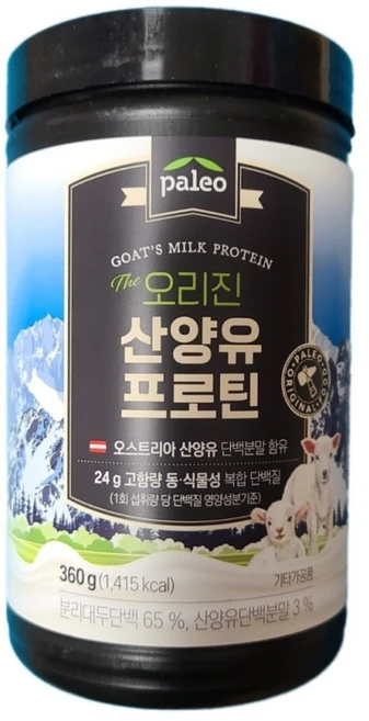 팔레오 오리진 산양유 프로틴, 360g, 1개 - 쿠팡