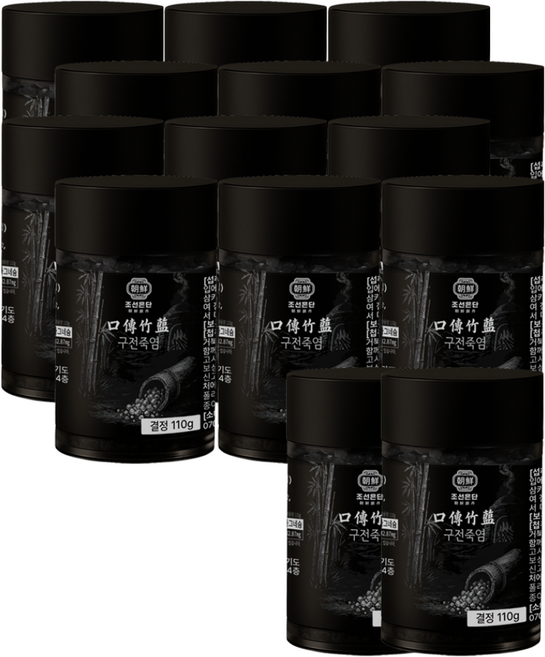 조선은단 구전죽염 결정 (9번 구운 죽염), 14개, 110g