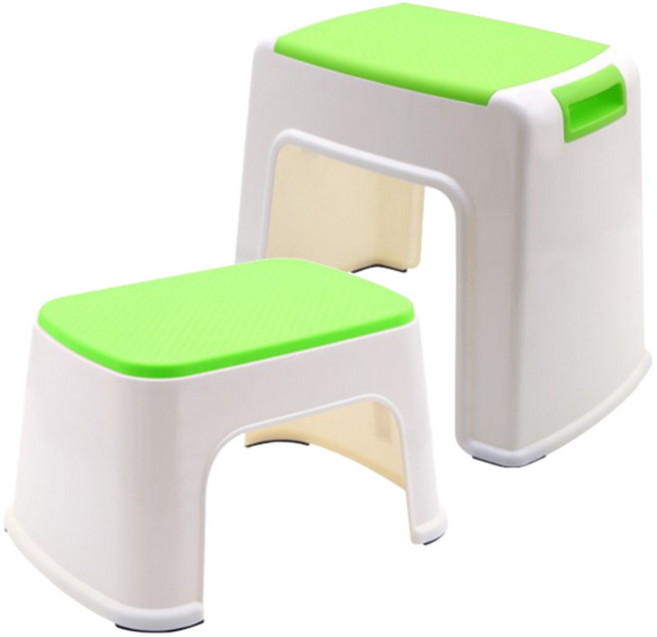 높은 목욕의자 목욕탕의자 욕실의자 미끄럼방지, 그린 대