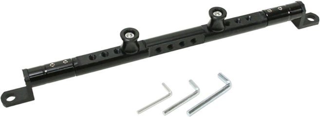 펄스티치 NMAX XMAX 야마하 오토바이 핸들바 봉지걸이 크로스바, 1개, 검정색