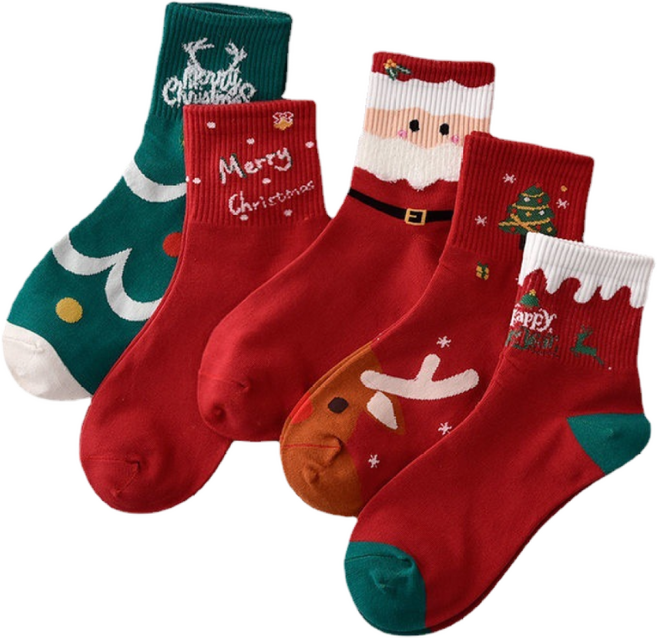 크리스마스 양말 5종 세트
