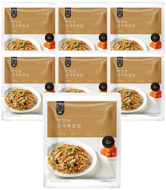 허닭식단 맛있는 잡채볶음밥 250g, 7개