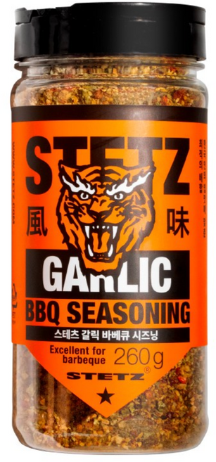 스테츠 갈릭 바베큐 스테이크 시즈닝, 260g, 1개