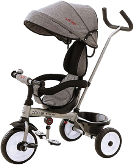 지오스 유아용 트라이크 세발자전거 T300, 그레이, 1개