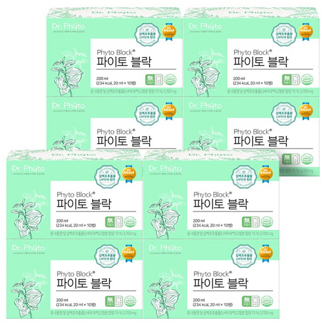 [TV 속 그 삼백초추출물] 닥터파이토 파이토블락 삼백초 추출물 GMP 인증 80개, 20ml