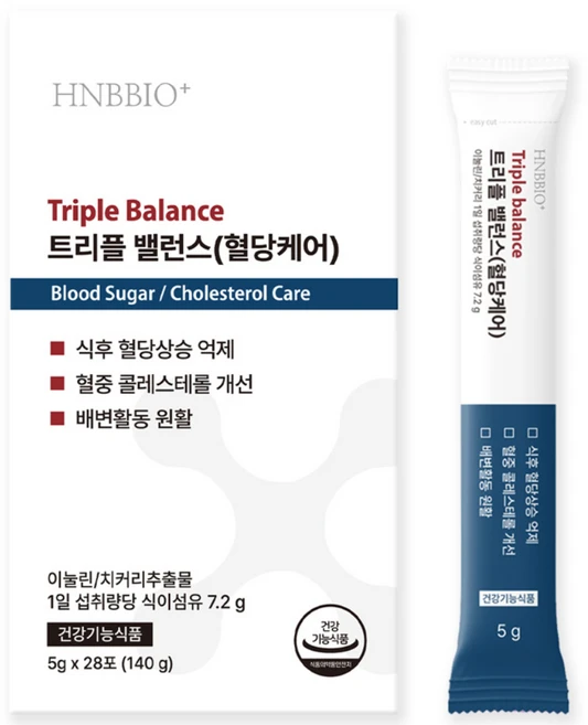 헬스앤뷰티 트리플밸런스 포도맛 (혈당케어), 2박스, 140g - 쿠팡