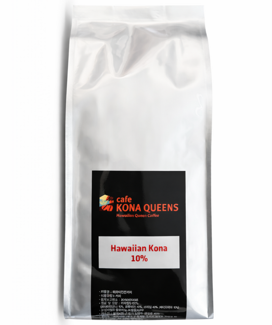 하와이안 코나 커피 원두 (하와이안코나 10% 콜롬비아 50% 에티오피아 40%), 1개, 1kg, 홀빈(분쇄안함)