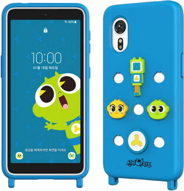 콤비몰 KT신비키즈폰2 키즈폰 액정화면보호 강화유리필름 9H 방탄 2.5D 투명 Galaxy XCover 5 (SM-G525N) 갤럭시 엑스커버5 케이티 스마트폰 어린이 핸드 휴대, 10개