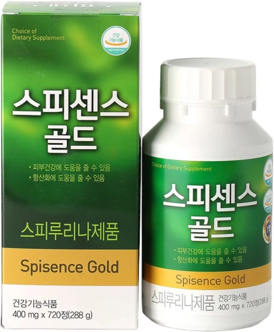 No.1 스피루리나 천연종합영양 스피센스 골드, 1개, 288g - 쿠팡