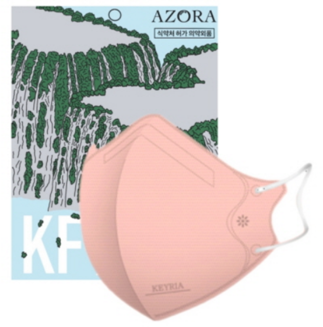 아조라 KF94 새부리형 마스크 대형 100매 홈쇼핑, 로즈골드, 10개, 10개입