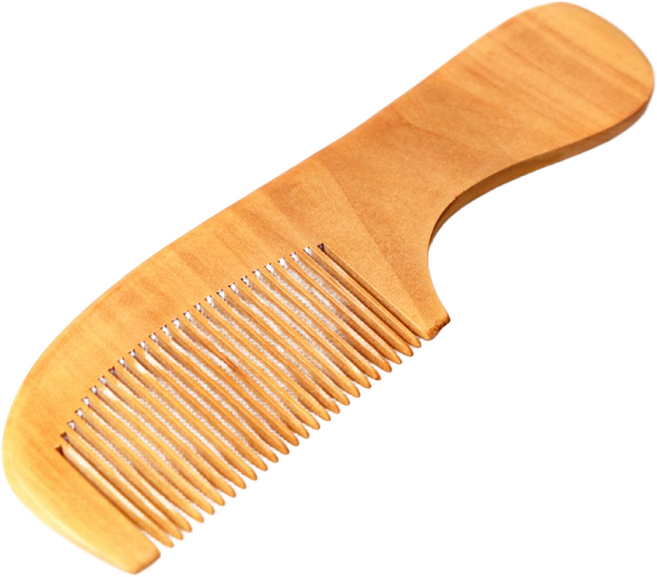 헤어브러쉬 원목도끼빗 머리빗 커트빗, 1개