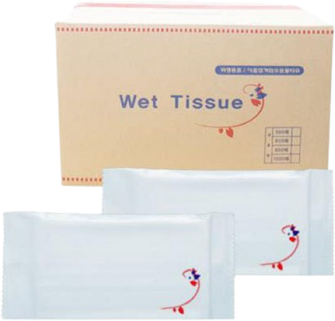 아이비물티슈 개별포장 업소용 물티슈, 1200개, 1개입, 47g