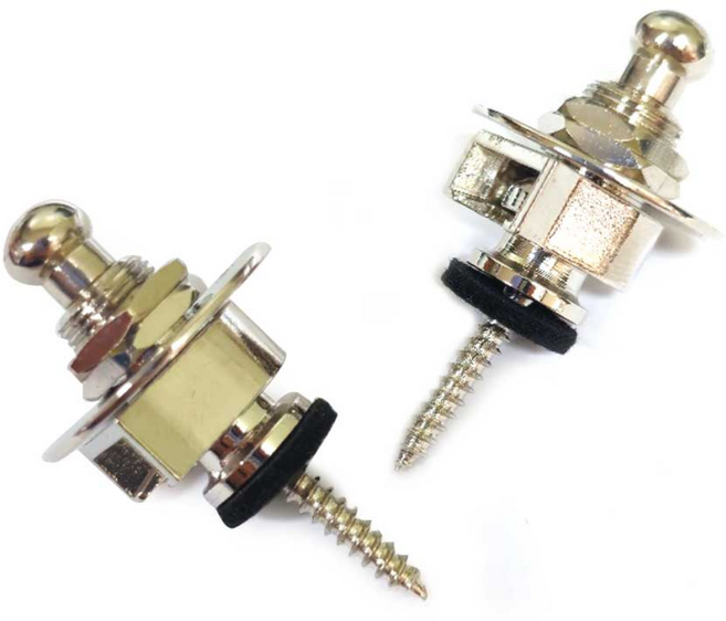 기타 스트랩락 스트랩핀 멜빵고리 안전장치 모든기타용 Guitar Strap Lock 4가지 색상 택 / 2개입 1세트, 1개