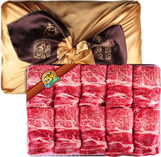 [NH군위축협]이로운한우 꽃등심 1+등급 선물세트 2kg, 1세트