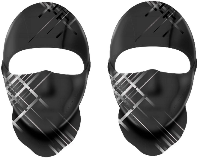 타이트엔드 3IN1 쿨 바라클라바, 그레이, 2개