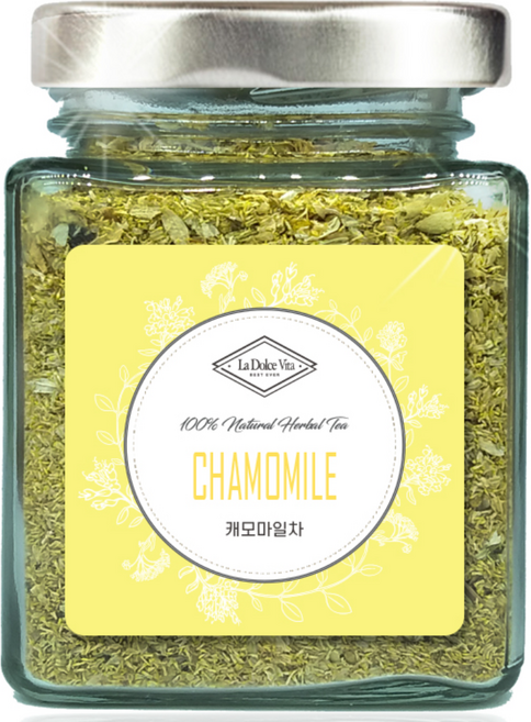 라돌체비타 유리병 티 컬렉션 캐모마일차, 25g, 1개입, 1개